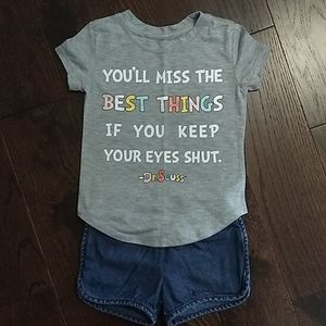 Dr. Seuss outfit. Size 3T.